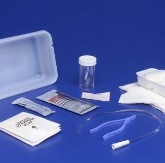 Tray Catheter Intermittent Curity™ Open System / Urethral 14 Fr. Without Balloon Red Rubber (1/EA 20/CS) by Cardinal  ID 3217